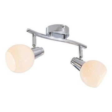 LED spot svetiljka DOXY 2xE14/4W/230V sjajni hrom