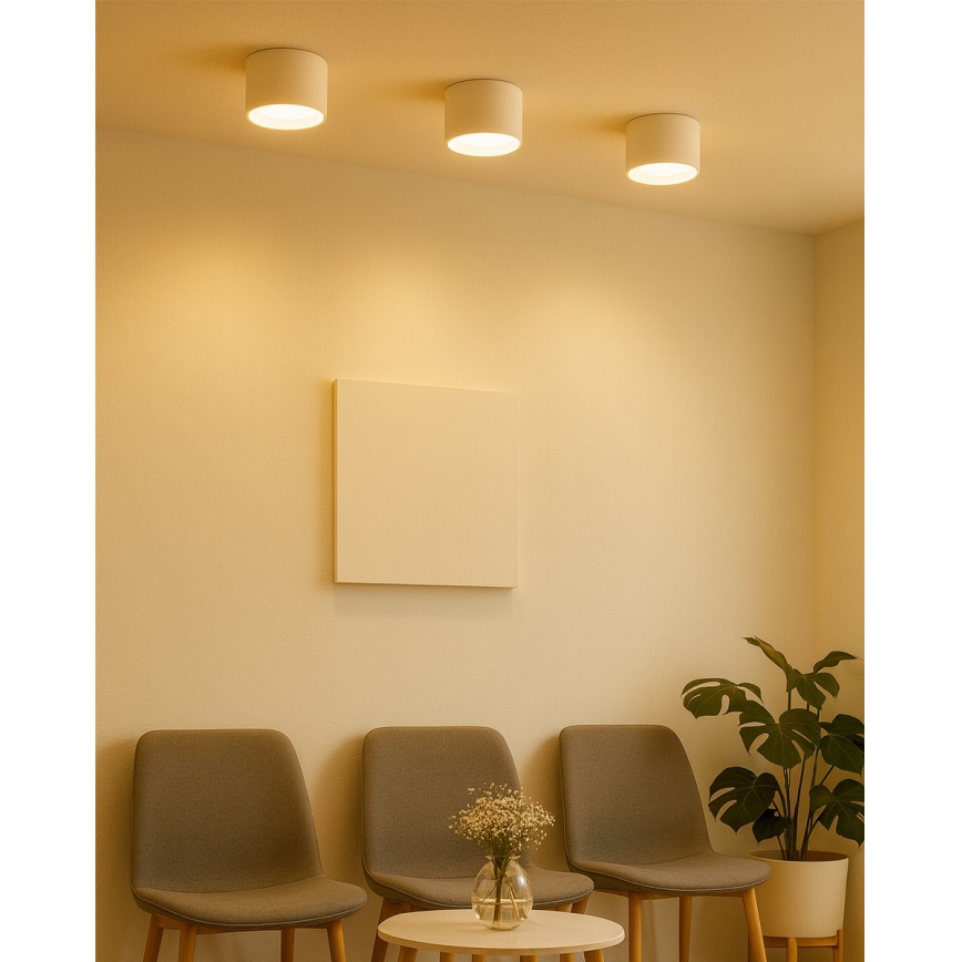 LED spot svetiljka LED/10W/230V 3000/4000/6400K prečnik 12 cm bela