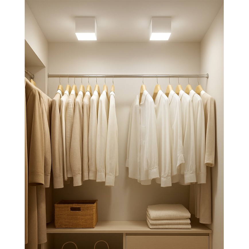 LED spot svetiljka LED/5W/230V 3000/4000/6400K 7,5x7,5 cm bela