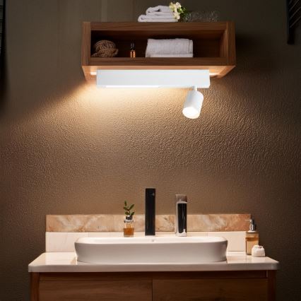 LED spot svetiljka MAGNET LED/5W/230V + 1xGU10/60W 3000/4000K bela