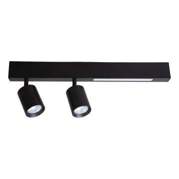 LED spot svetiljka MAGNET LED/5W/230V + 2xGU10/60W 3000/4000K crna