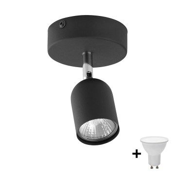 LED spot svetiljka TOP 1xGU10/10W/230V crna