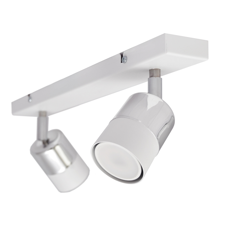 LED spot svetiljka TUBSSON 2xGU10/4,8W/230V bela/sjajni hrom