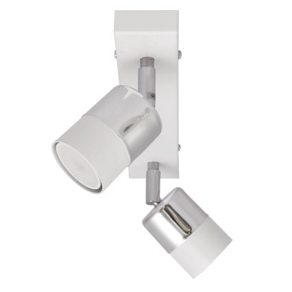 LED spot svetiljka TUBSSON 2xGU10/4,8W/230V bela/sjajni hrom