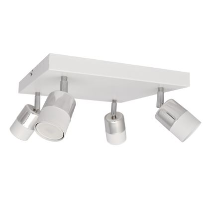 LED spot svetiljka TUBSSON 4xGU10/4,8W/230V bela/sjajni hrom