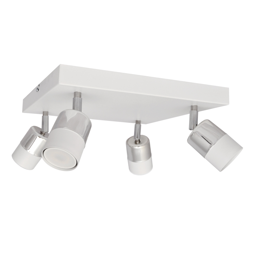LED spot svetiljka TUBSSON 4xGU10/4,8W/230V bela/sjajni hrom