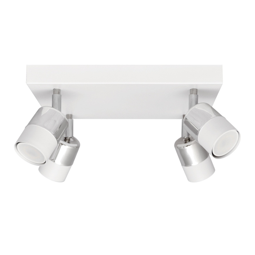 LED spot svetiljka TUBSSON 4xGU10/4,8W/230V bela/sjajni hrom