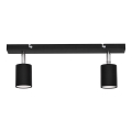 LED spot svetiljka TUNE 2xGU10/4,8W/230V crna