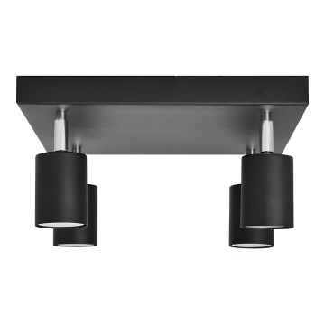 LED spot svetiljka TUNE 4xGU10/4,8W/230V crna
