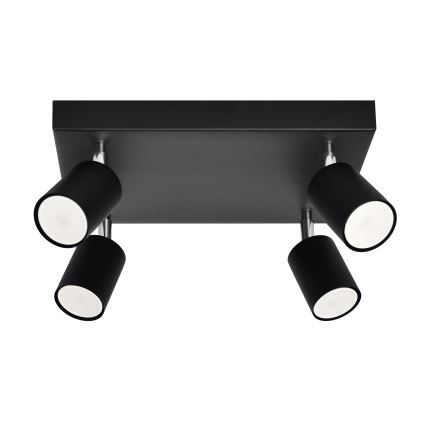 LED spot svetiljka TUNE 4xGU10/4,8W/230V crna