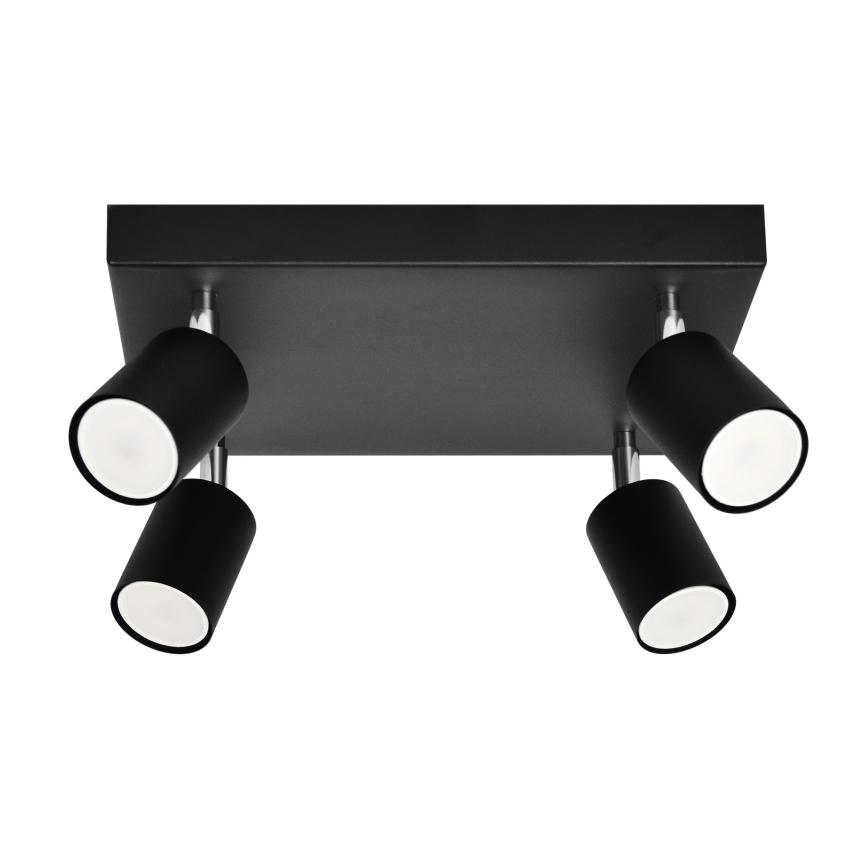 LED spot svetiljka TUNE 4xGU10/4,8W/230V crna