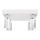 LED spot svetiljka TUNE 4xGU10/4,8W/230V mat hrom/bela