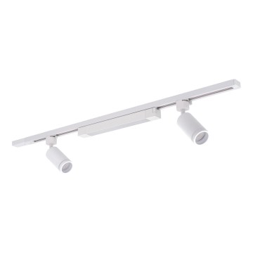 LED spot svetiljka u TRACER šinskom sistemu, 2xGU10/10W/230V + LED/20W, 1 m, bela