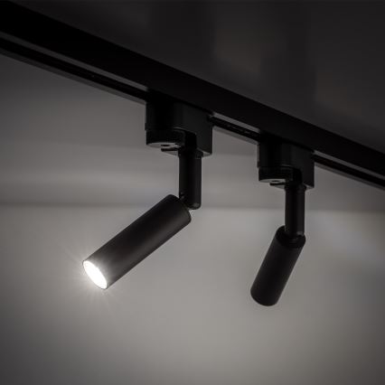 LED spot svetlo za jednofazni šinski sistem LAGOS 1xG9/3W/230V crna