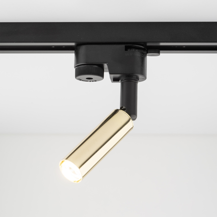 LED spot za jednofazni šinski sistem LAGOS 1xG9/3W/230V zlatna/crna