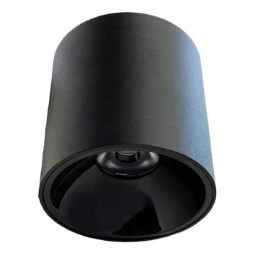 LED spot svetlo LED/16W/230V 4000K prečnik 10 cm crno