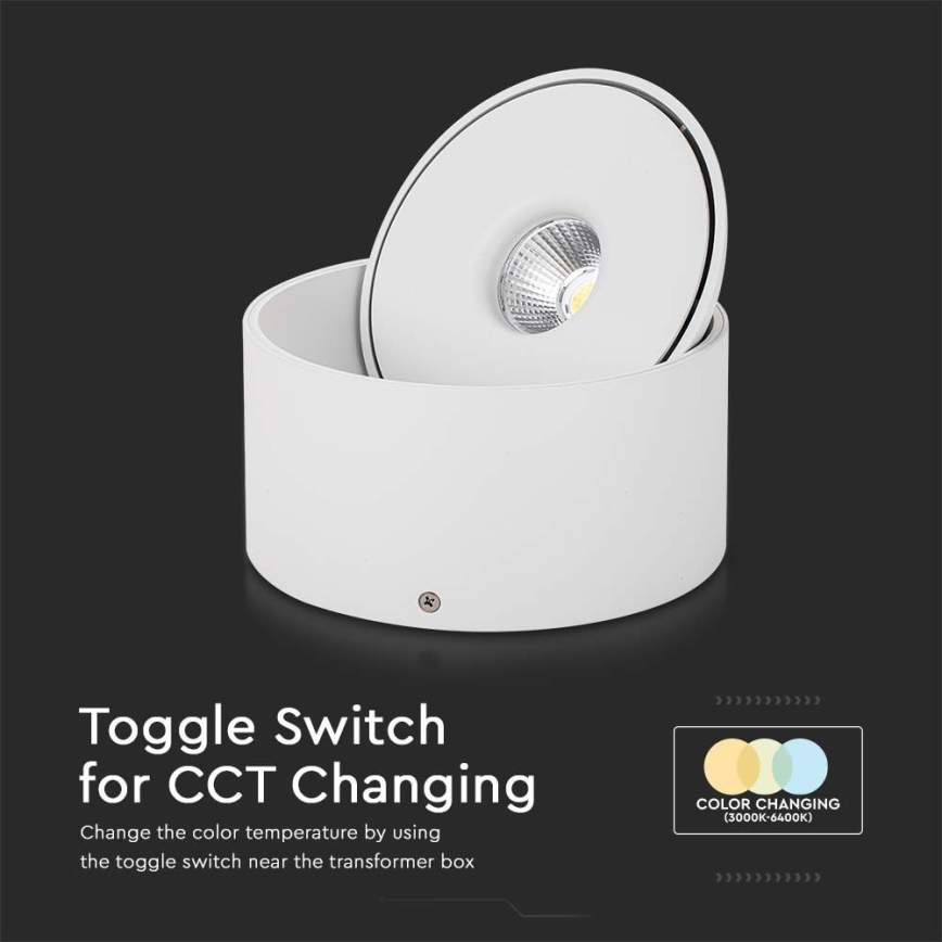 Fleksibilno LED tačkasto svetlo LED/28W/230V 3000/4000/6400K CRI 90 bela