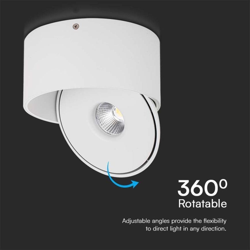 Fleksibilno LED tačkasto svetlo LED/28W/230V 3000/4000/6400K CRI 90 bela