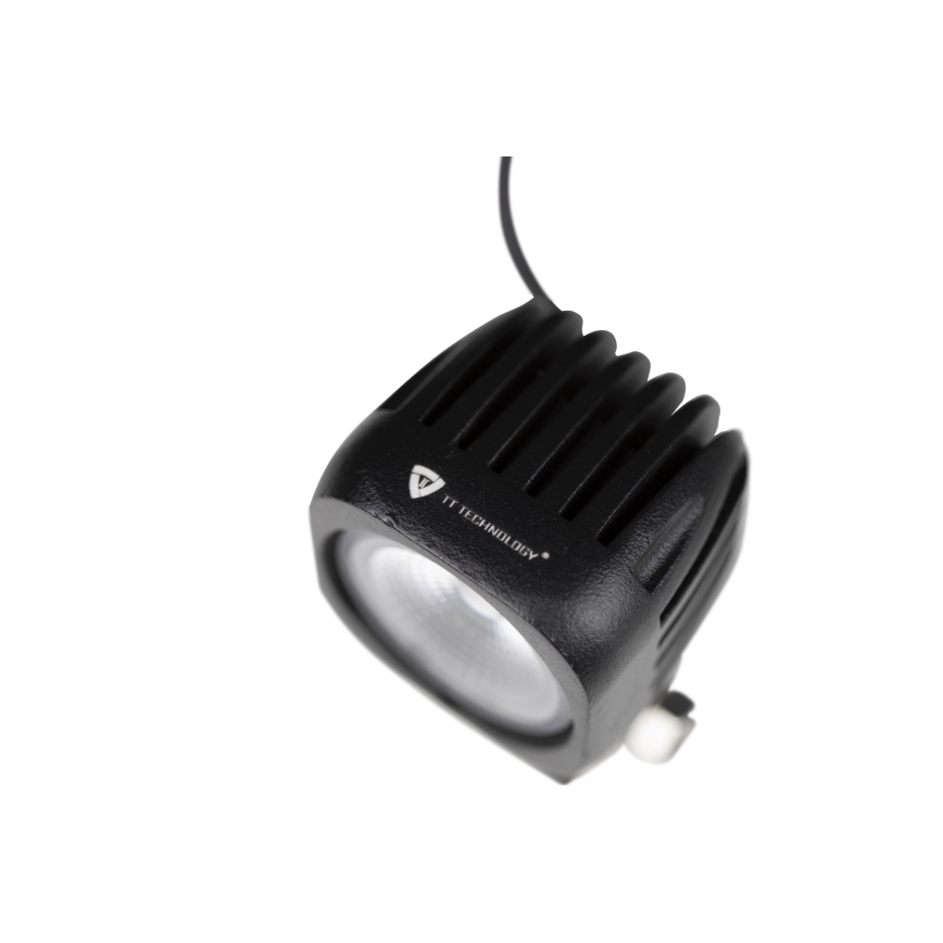 LED spot svetlo za automobil crno LED/10W/10-30V IP69 5700K četvrtasto