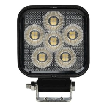 LED spot svetlo za automobil CRNO LED/24W/10-30V IP69 5700K četvrtasto
