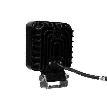 LED spot svetlo za automobil, crno, LED/36W/10-30V IP69 5700K, četvrtasto