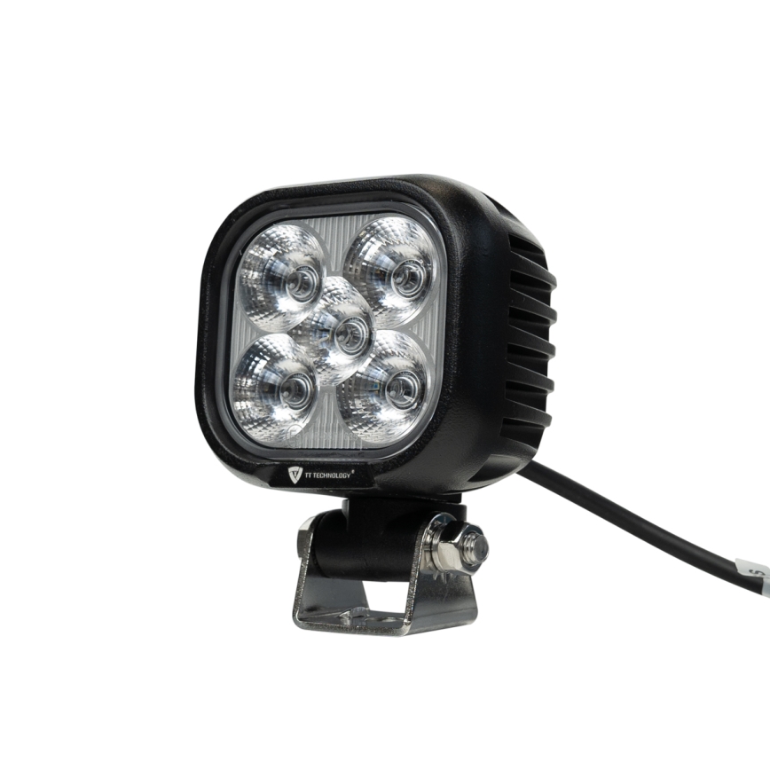 LED spot svetlo za automobil CRNO LED/50W/10-30V IP69 5700K četvrtasto