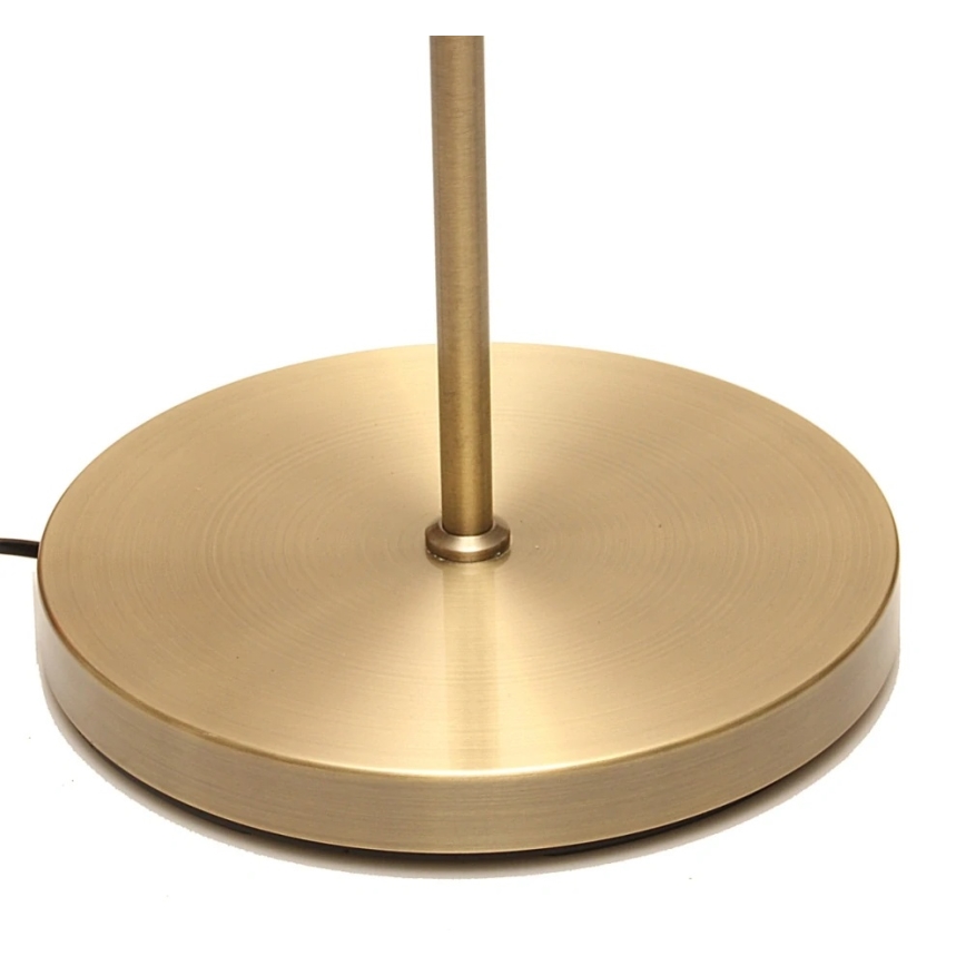 LED prigušiva podna lampa NORA LED/25W/230V 2200/3000/4000K + LED/5W 3000K zlatna + daljinski upravljač