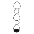 LED stojeća lampa PETRA LED/48W/230V crna