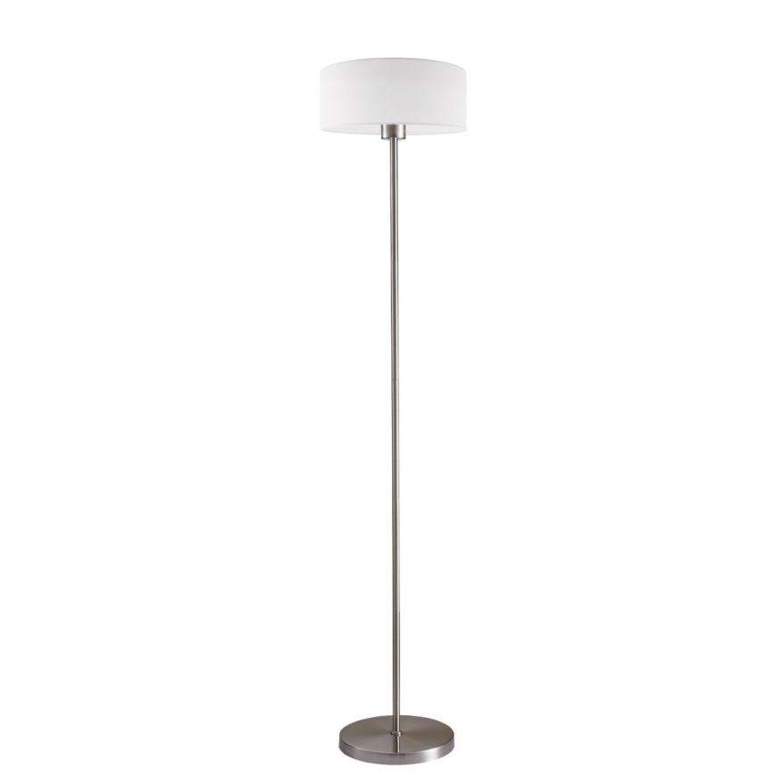 LED stojeća lampa TUNJA 1xE27/20W/230V prečnik 30 cm mat hrom/bela