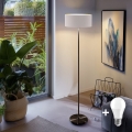 LED stojeća lampa TUNJA 1xE27/20W/230V prečnik 38 cm crna/bela