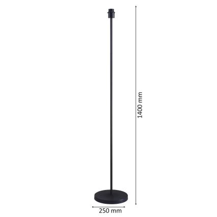 LED stojeća lampa TUNJA 1xE27/20W/230V prečnik 38 cm crna/bela