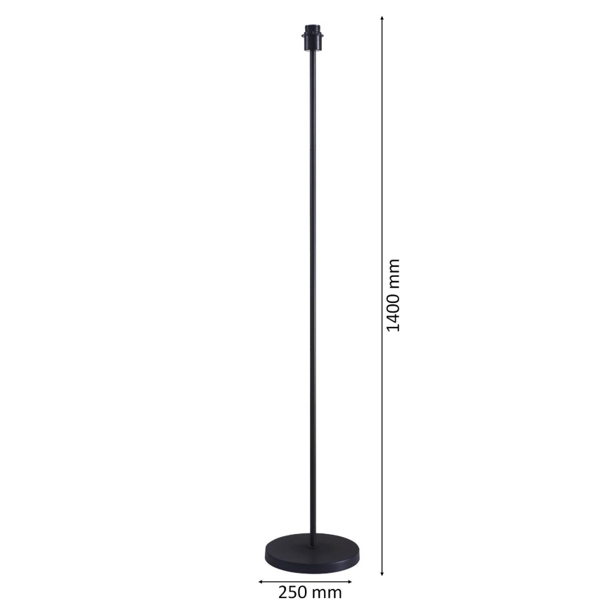 LED stojeća lampa TUNJA 1xE27/20W/230V prečnik 38 cm crna/bela