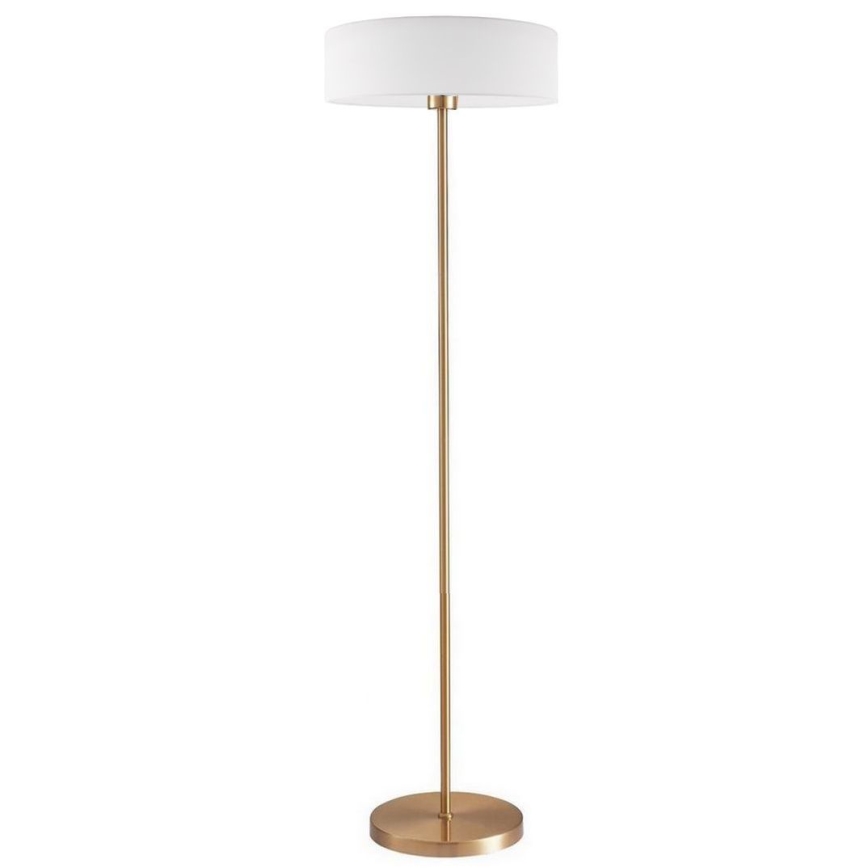 LED stojeća lampa TUNJA 1xE27/20W/230V prečnik 38 cm zlatna/bela