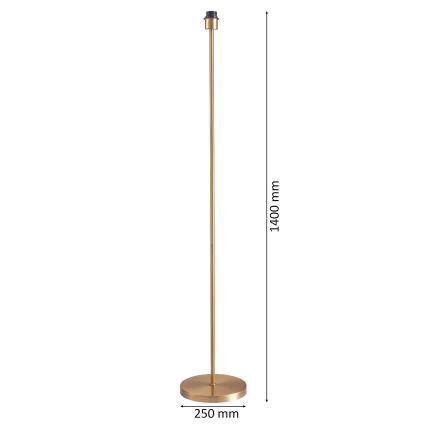 LED stojeća lampa TUNJA 1xE27/20W/230V, prečnik 38 cm, zlatna/smeđa
