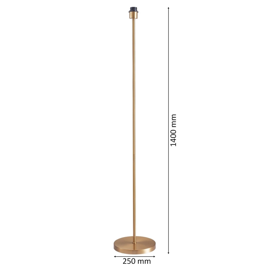 LED stojeća lampa TUNJA 1xE27/20W/230V, prečnik 38 cm, zlatna/smeđa