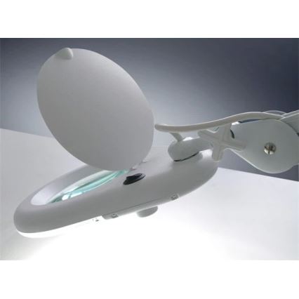 LED stolna lampa sa lupom LED/9W/230V bela