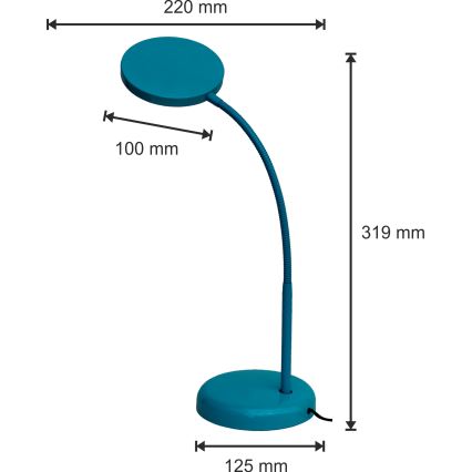 LED stona lampa ANITA LED/6W/230V