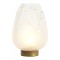 LED stona lampa GINNY LED/2xAA bela