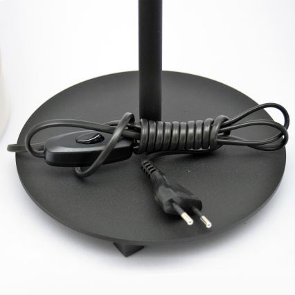 LED stona lampa HELEN 1xE27/15W/230V krem/crna/zlatna