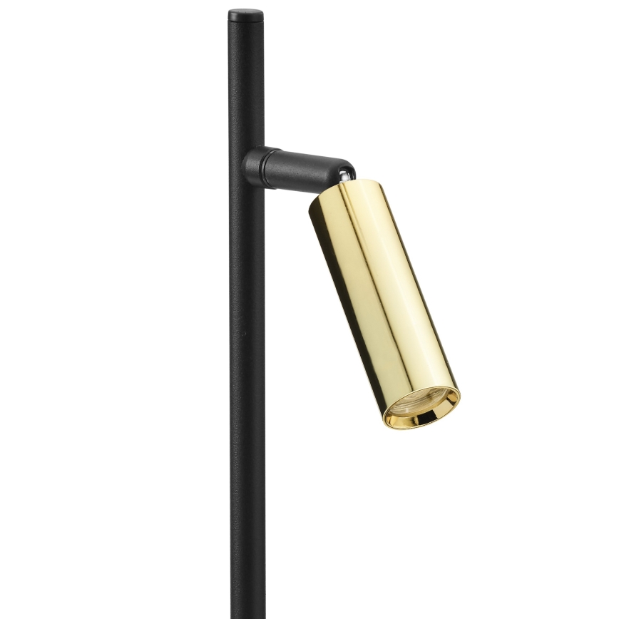 LED stona lampa LAGOS 1xG9/6W/230V 4000K crna/zlatna