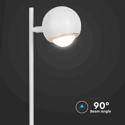 LED stona lampa LED/5W/230V 3000K bela