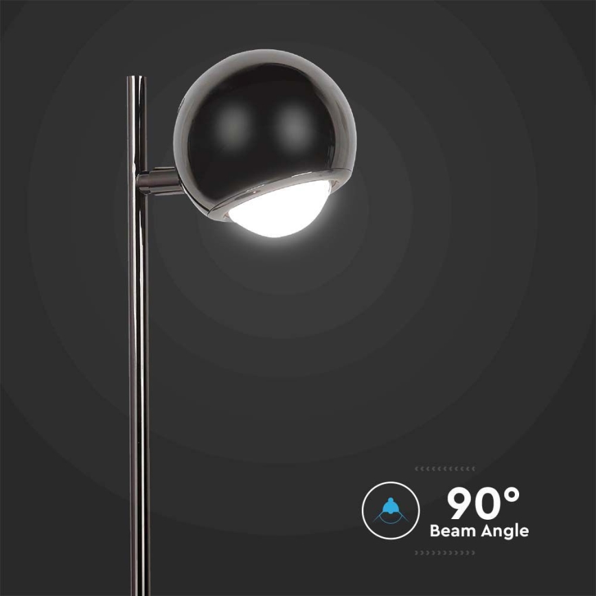 LED stona lampa LED/5W/230V 3000K crna