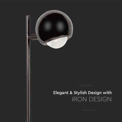 LED stona lampa LED/5W/230V 3000K crna