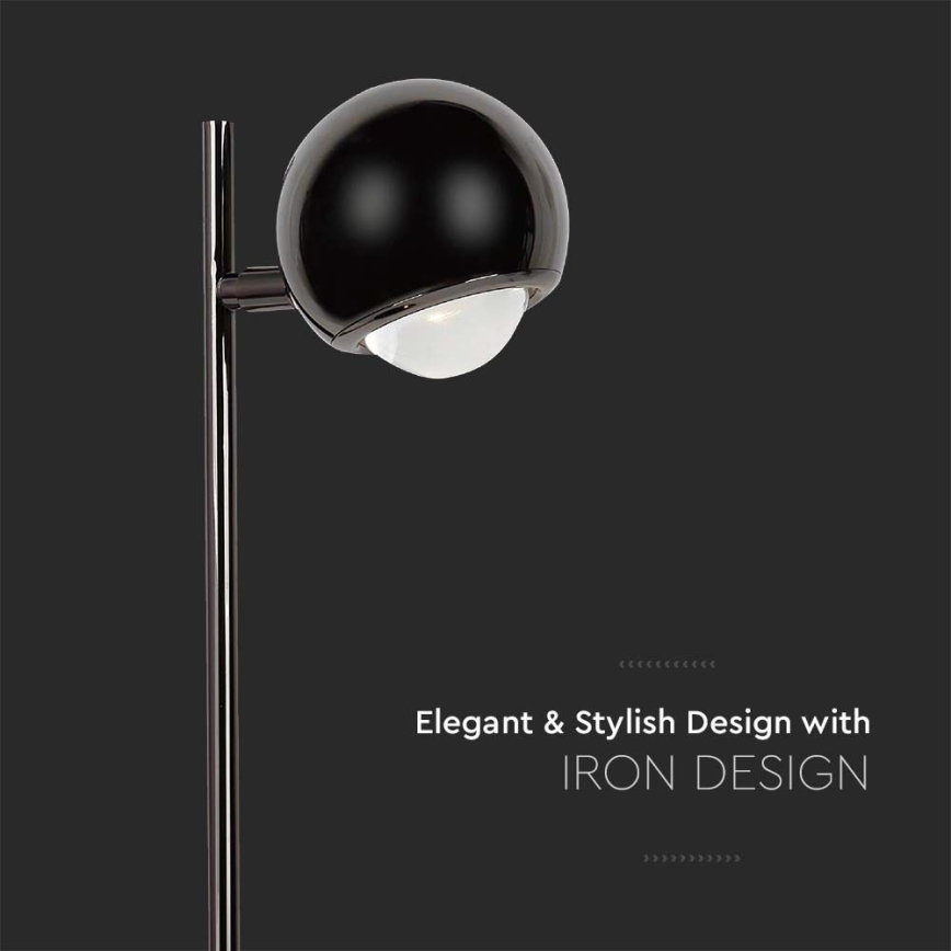 LED stona lampa LED/5W/230V 3000K crna