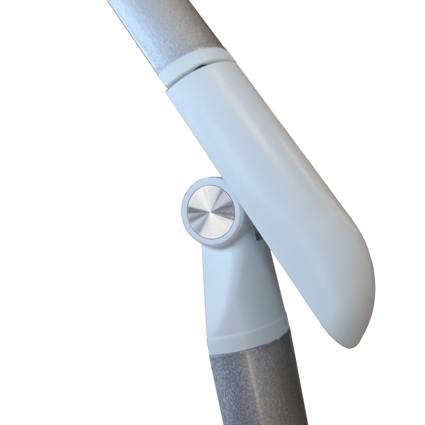 LED prigušiva dodirna stona lampa MADERA LED/7W/230V USB bela