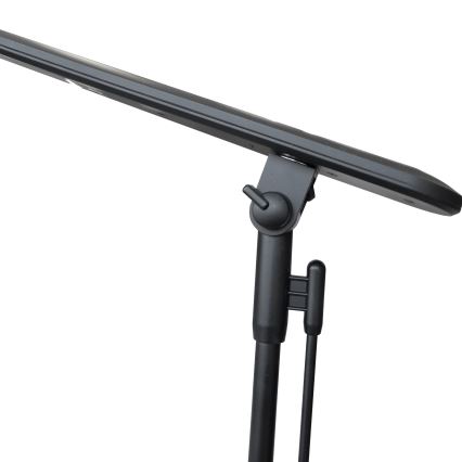 LED prigušiva dodirna stolna lampa OPTIMUM LED/7W/230V USB 3000/4000/6000K crna