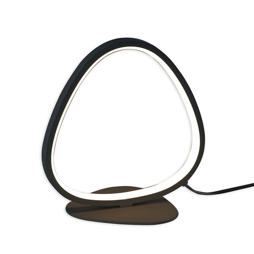 LED stona lampa PETRA LED/12W/230V 4000K crna