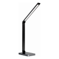 LED stona lampa sa bežičnim punjačem LED/10W/230V 3000/4000/4500/5000/6000K crna