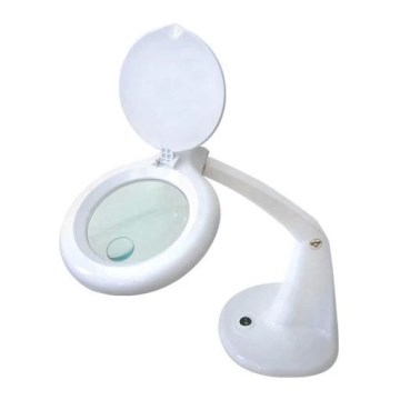 LED stona lampa sa lupom LED/6,5W/230V bela