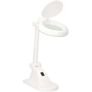 LED stona lampa sa lupom LED/6W/230V bela